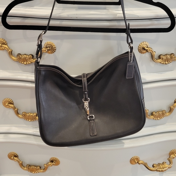 Coach Hamilton Leather bag with Silver Clip - Picture 2 of 16